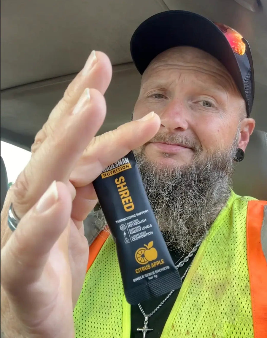 product: Shred stick + ingredient callouts